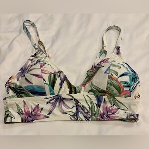 Bikini Top Vibrant Floral Design